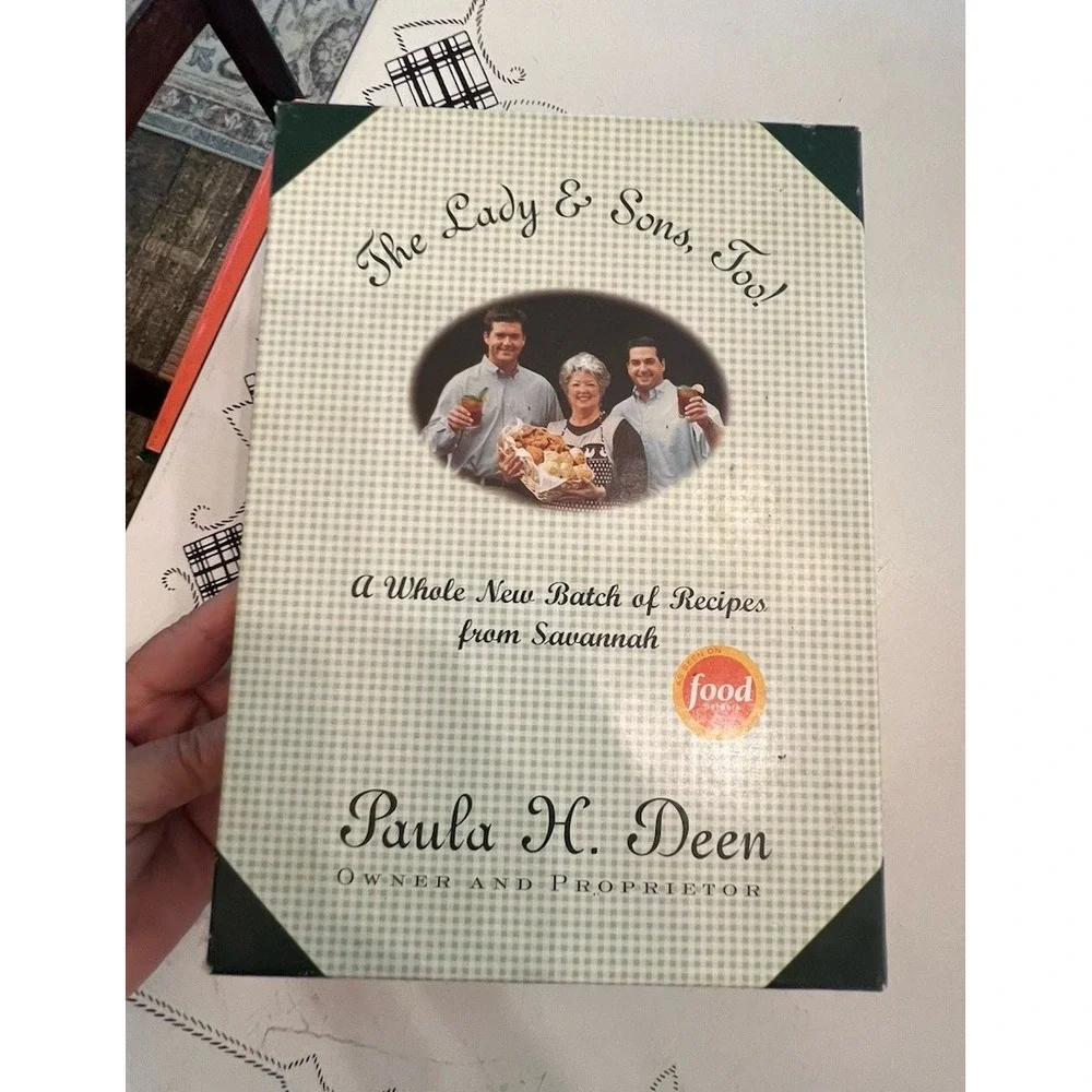 Vintage Paula Deen Boxed Set of 2 Lady & Sons Cookbooks #9065